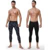 imageRoadbox 2 Pack Mens 34 Compression Pants Athletic Basketball Workout Tights Leggings Sport Running Spandex Base LayerBlackcamo