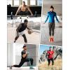 imageRoadbox 2 Pack Mens 34 Compression Pants Athletic Basketball Workout Tights Leggings Sport Running Spandex Base LayerWhitewhite