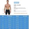 imageRoadbox Athletic Compression Set Mens 3 Pack Compression Shorts and 2 Pack 34 One Leg Compression Pants Size XL