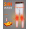 imageRoadbox Kids Fleece Lined Leggings  2 Pack Boys Thermal Tights Youth Sports Basketball Compression Pants for Cold Weather
