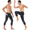 imageRoadbox Mens 34 Compression Pants with Pockets 12 Pack Athletic Running Legging Tights Workout Basketball Gym Base LayerCamouflage
