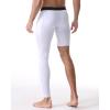 imageRoadbox Mens Basketball One Leg Tights 12 Single Leg Compression Pants Sports Base Layer Leggings Underwear with Pockets