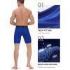 imageRoadbox Mens Compression Shorts with Pockets 3 Pack 9 Performance Running Base Layer for Workout Sports UnderwearBlack red blue