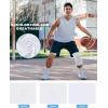 imageRoadbox Mens One Leg Compression Pants 34 Basketball Football Tights Leggings with Pockets Capri Sports Athletic Underwear