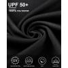 imageRoadbox Mens Rash Guard Short Sleeve UPF 50 UV Sun Protection Swim Shirts Quick Dry Lightweight Water Surf Beach TShirtBlack
