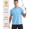 imageRoadbox Mens Rash Guard Short Sleeve UPF 50 UV Sun Protection Swim Shirts Quick Dry Lightweight Water Surf Beach TShirtBlueseagrass Green