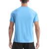 imageRoadbox Mens Rash Guard Short Sleeve UPF 50 UV Sun Protection Swim Shirts Quick Dry Lightweight Water Surf Beach TShirtBlueseagrass Green