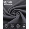 imageRoadbox Mens Rash Guard Short Sleeve UPF 50 UV Sun Protection Swim Shirts Quick Dry Lightweight Water Surf Beach TShirtDark Gray