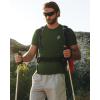 imageRoadbox Mens Rash Guard Short Sleeve UPF 50 UV Sun Protection Swim Shirts Quick Dry Lightweight Water Surf Beach TShirtDark Green