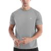 imageRoadbox Mens Rash Guard Short Sleeve UPF 50 UV Sun Protection Swim Shirts Quick Dry Lightweight Water Surf Beach TShirtGrayblue