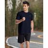 imageRoadbox Mens Rash Guard Short Sleeve UPF 50 UV Sun Protection Swim Shirts Quick Dry Lightweight Water Surf Beach TShirtNavy Blue