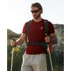 imageRoadbox Mens Rash Guard Short Sleeve UPF 50 UV Sun Protection Swim Shirts Quick Dry Lightweight Water Surf Beach TShirtRed