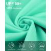 imageRoadbox Mens Rash Guard Short Sleeve UPF 50 UV Sun Protection Swim Shirts Quick Dry Lightweight Water Surf Beach TShirtSeagrass Green