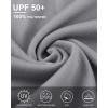 imageRoadbox Mens Rash Guard Short Sleeve UPF 50 UV Sun Protection Swim Shirts Quick Dry Lightweight Water Surf Beach TShirtShort Sleevegray