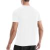 imageRoadbox Mens Rash Guard Short Sleeve UPF 50 UV Sun Protection Swim Shirts Quick Dry Lightweight Water Surf Beach TShirtWhite