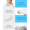 imageRoadbox Mens Sun Protection Swim Shirt Long Sleeve UPF 50 Rash Guard QuickDry Fishing Shirts for Beach Surfing HikingWhite