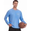 imageRoadbox Mens UPF 50 Rash Guard Long Sleeve Cool Dry UV Sun Protection Water TShirts Lightweight Fishing Hiking ShirtsUltramarine