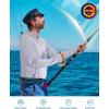 imageRoadbox Mens UPF 50 Sun Hoodie Shirts UV Protection Fishing Shirt with Pocket Swim Hiking Rash Guard Long Sleeve HoodiesGray