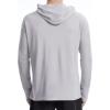 imageRoadbox Mens UPF 50 Sun Hoodie Shirts UV Protection Fishing Shirt with Pocket Swim Hiking Rash Guard Long Sleeve HoodiesGray