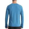 imageRoadbox Mens UPF 50 Swim Rash Guard Long Sleeve UV Sun Protection SPF Water Shirts Quick Dry for Outdoor Fishing Hiking