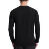 imageRoadbox Mens UPF 50 Swim Rash Guard Long Sleeve UV Sun Protection SPF Water Shirts Quick Dry for Outdoor Fishing Hiking02black