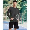 imageRoadbox Mens UPF 50 Swim Rash Guard Long Sleeve UV Sun Protection SPF Water Shirts Quick Dry for Outdoor Fishing Hiking02dark Gray