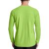 imageRoadbox Mens UPF 50 Swim Rash Guard Long Sleeve UV Sun Protection SPF Water Shirts Quick Dry for Outdoor Fishing Hiking02lime Green