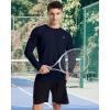 imageRoadbox Mens UPF 50 Swim Rash Guard Long Sleeve UV Sun Protection SPF Water Shirts Quick Dry for Outdoor Fishing Hiking02navy Blue