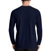 imageRoadbox Mens UPF 50 Swim Rash Guard Long Sleeve UV Sun Protection SPF Water Shirts Quick Dry for Outdoor Fishing Hiking02navy Blue
