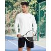 imageRoadbox Mens UPF 50 Swim Rash Guard Long Sleeve UV Sun Protection SPF Water Shirts Quick Dry for Outdoor Fishing Hiking02white