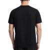 imageRoadbox Mens UPF 50 Swim Rash Guard Short Sleeve UV Sun Protection Workout Athletic Shirts Quick Dry Gym Running Tee TopsBlack