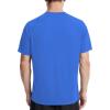 imageRoadbox Mens UPF 50 Swim Rash Guard Short Sleeve UV Sun Protection Workout Athletic Shirts Quick Dry Gym Running Tee TopsLake Orchid
