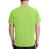 imageRoadbox Mens UPF 50 Swim Rash Guard Short Sleeve UV Sun Protection Workout Athletic Shirts Quick Dry Gym Running Tee TopsLime Green