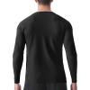 imageRoadbox Mens UPF 50 Swim Shirt Long Sleeve Sun Protection Rash Guard Slim Fit Fishing Shirts for Beach Surfing HikingBlack