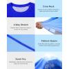 imageRoadbox Mens UPF 50 Swim Shirts Long Sleeve UV Sun Protection Rash Guard Quick Dry SPF TShirt for Beach Surfing FishingRoyal Blue Gradient
