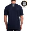 imageRoadbox Mens UPF 50 UV Sun Protection SPF Swim Rash Guard Short Sleeve Workout Athletic Shirts Quick Dry Moisture Wicking Gym Running Tee Tops for Water Sports Fishing Hiking Navy