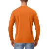 imageRoadbox Mens UV Sun Protection Shirts UPF 50 Outdoor Long Sleeve SPF Swimming Rash Guard Hiking Running Fishing ShirtsOrange
