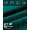imageRoadbox Quarter Zip Pullover Men Sun Shirts Running Workout Long Sleeve UV Shirt UPF 50 Quick Dry Athletic Rash GuardEmerald Green
