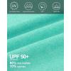 imageRoadbox Quarter Zip Pullover Men Sun Shirts Running Workout Long Sleeve UV Shirt UPF 50 Quick Dry Athletic Rash GuardGreen