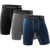 imageRoadbox Size M Mens Sun Protection Long Sleeve Shirts ampamp Mens 3 Pack Compression Shorts Underwear
