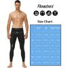 imageRoadbox Sports Compression Pants Set Mens FullLength and 34 OneLeg Compression Pants Size M