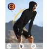 imageRoadbox UPF 50 Sun Protection Hoodie Shirt Outdoor Fishing SPF UV Long Sleeve Shirts Quick Dry Hiking Running Rash GuardBlack