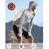 imageRoadbox UPF 50 Sun Protection Hoodie Shirt Outdoor Fishing SPF UV Long Sleeve Shirts Quick Dry Hiking Running Rash GuardGray