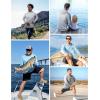 imageRoadbox UPF 50 Sun Protection Hoodie Shirt Outdoor Fishing SPF UV Long Sleeve Shirts Quick Dry Hiking Running Rash GuardGray