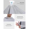 imageRoadbox UPF 50 Sun Protection Hoodie Shirt Outdoor Fishing SPF UV Long Sleeve Shirts Quick Dry Hiking Running Rash GuardGray