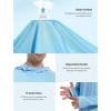 imageRoadbox UPF 50 Sun Protection Hoodie Shirt Outdoor Fishing SPF UV Long Sleeve Shirts Quick Dry Hiking Running Rash GuardLight Blue