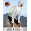imageRoadbox UPF 50 Sun Protection Hoodie Shirt Outdoor Fishing SPF UV Long Sleeve Shirts Quick Dry Hiking Running Rash GuardWhite