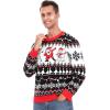imageRoadbox Ugly Christmas Sweaters for Men 2024  Unisex Women Funny Winter Holiday Christmas Pullover Sweatshirt for CouplesChristmas Party