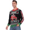 imageRoadbox Ugly Christmas Sweaters for Men 2024  Unisex Women Funny Winter Holiday Christmas Pullover Sweatshirt for CouplesSanta Claus