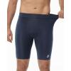 imageRoadbox Workout Compression Shorts for Men  8quot Running Spandex Shorts with Pockets Gym Sport Athletic Performance UnderwearBlue Gray